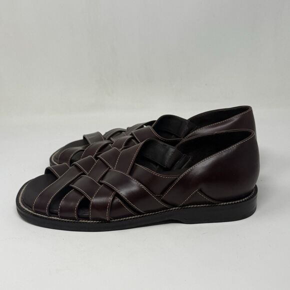 Cole Haan Country Fisherman Sandals Shoe Mens 8 M Brown Leather Open Toe Vintage main image 14